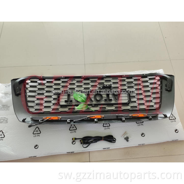 Sehemu za gari Grille ABS Plastiki Front Grille ya Tundra 2007-2013